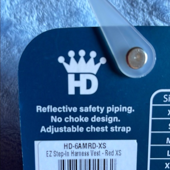 Hip Doggie Red EZ Step-in Harness - Picture 3 of 3